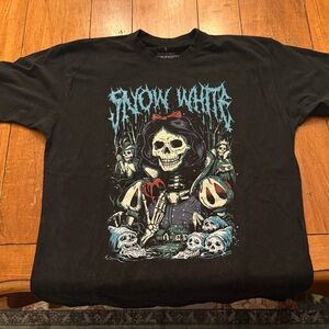 Spooky Snow White Graphic T-Shirt